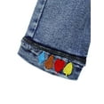 thumbnail image 7 of KIDSCOOL SPACE Girl Jeans,Embroidered Elastic Washed Denim Pants,Blue,10-11 Years, 7 of 7
