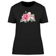 thumbnail image 1 of Big Watercolor Roses  T-Shirt Women -Image by Shutterstock, Female x-Large, 1 of 4
