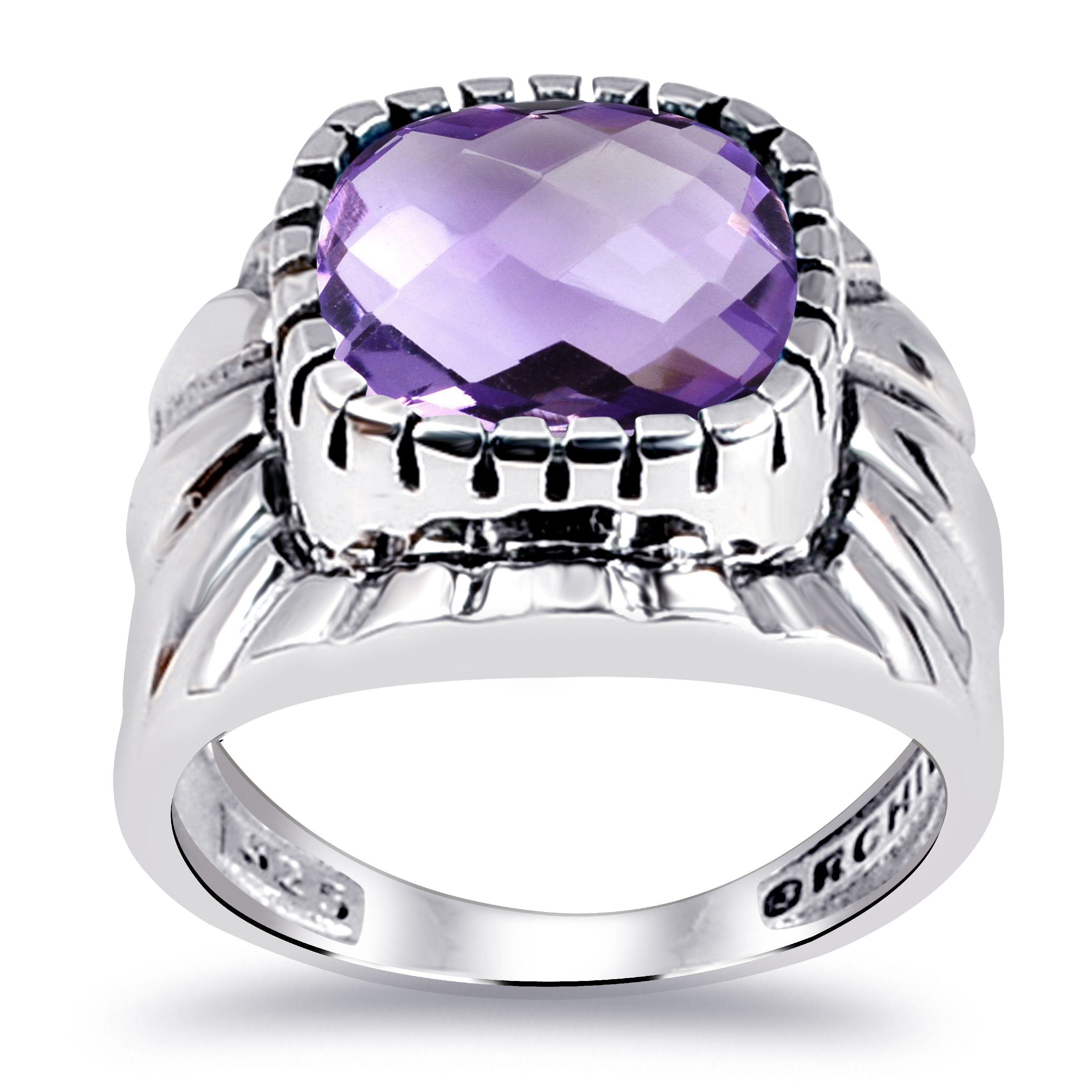 Details about   AMETHYST NATURAL GEMSTONE RING 925 STERLING SILVER HANDMADE JEWELRY RING 3 TO 12