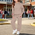 thumbnail image 6 of YunPes Girls Clothes Cute Print Hooded Sweatshirt & Jogger Sweatpants Set Casual Preppy Sweatsuit Fall Winter Outfits for Kids, 6 of 6