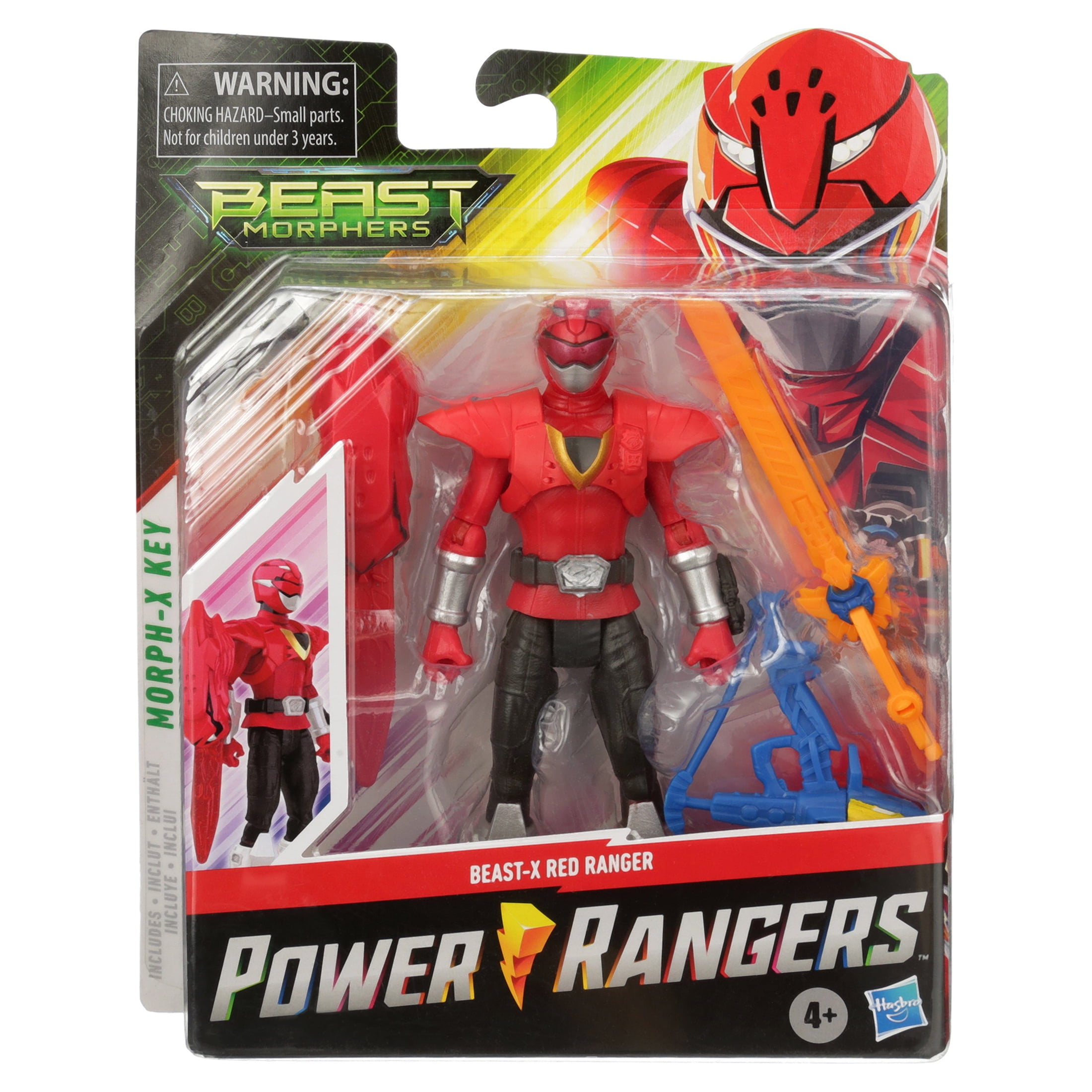 Power Rangers Beast Morphers Beast-X Red Ranger 6 Action Figure Toy Inspired by The TV Show
