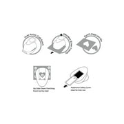 Bira Craft 3/4 inch, 0.75 inch Circle Lever Action Craft Punch for Paper Crafting Scrapbooking Cards