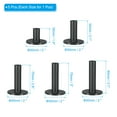 thumbnail image 2 of Unique Bargains Rubber Golf Tee, 5 Pcs Mix Size Golf Practice Tees Training Driving Range Tee, Black, 2 of 6