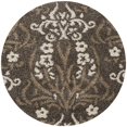 thumbnail image 2 of Safavieh Florida Shag Smoke Shag Rug - Round 4', 2 of 3