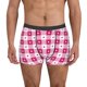 thumbnail image 1 of Balery Plaid Heart Calzoncillos bóxer para hombre, ropa interior de algodón suave y transpirable con cinturilla de nailon-Large, 1 of 5