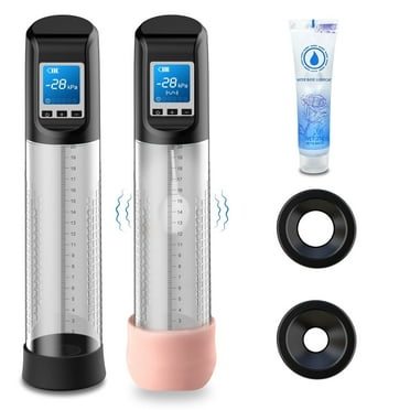 NCTTRP Electric Penis Pump for Men with LED Display, 6 Suction & 9 Vibration Modes – Black