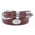 thumbnail image 1 of ZeppelinProducts CLE-BOLPTCRC-TAN-46 Clemson Concho Croc Tan Leather Belt- 46 Waist, 1 of 1