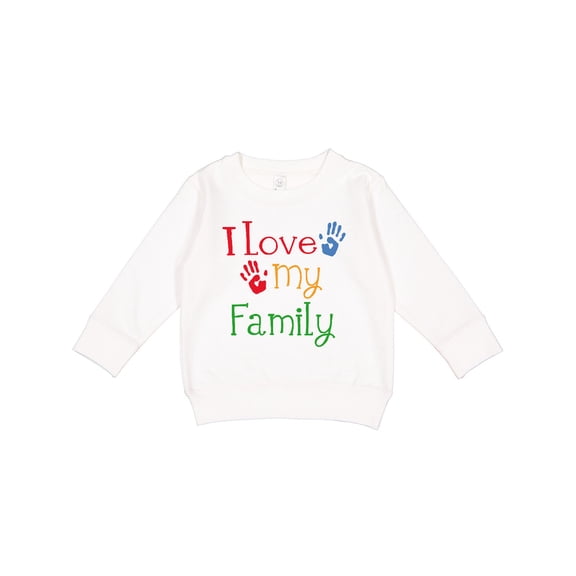 Inktastic I Love My Family Toddler Sweatshirt