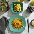 thumbnail image 2 of Gibson Home Zen Buffet Matte Porcelain 8 Piece Dinnerware Set - Green, 2 of 6