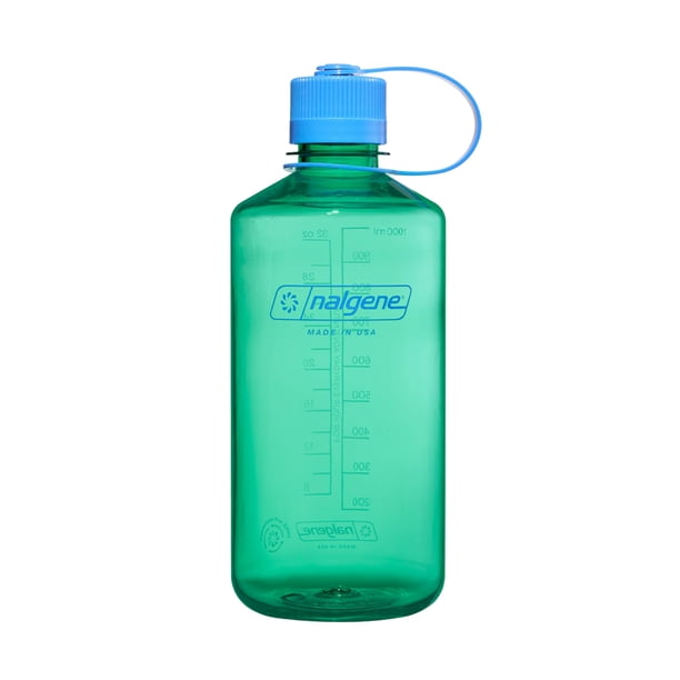 Botella de agua Nalgene Lightweight Sustain Tritan, 1 litro, color verde pastel