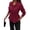 Burgundy, variant on PRETTYGARDEN Women's Peplum Button Down Work Shirts Cotton Long Sleeve, Collared Business Casual Tops, Elastic Waist, Fall Blouses Dressy, Teacher Clothes for Office, Going Out