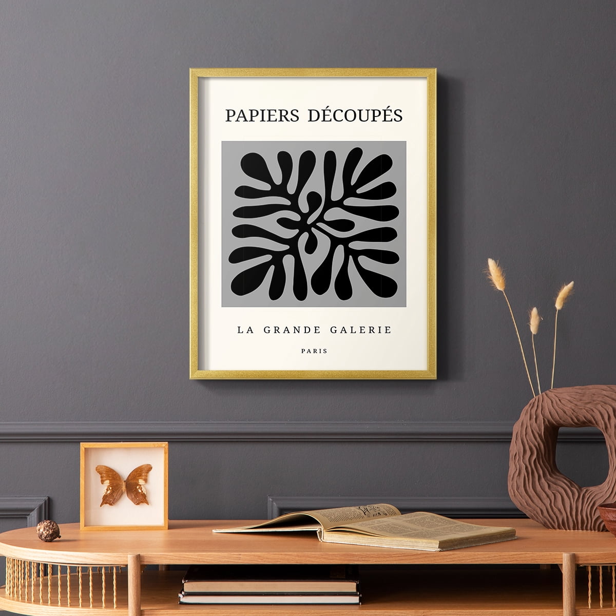 Matisse CCCXCVI in Gold Solid Wood 11 x 14 Framed Print