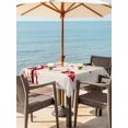 thumbnail image 2 of Outdoor Tablecloth with Umbrella Hole and Zipper, Red Valentines Square Table Cloth 54x54 Inch Waterproof Tablecloth, Red Love Heart Tree Rustic Picnic Table Cover for Patio Camping, 2 of 7
