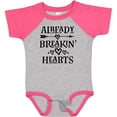 thumbnail image 3 of Inktastic Boys Valentines Day Breaking Hearts Boys Baby Bodysuit, 3 of 5