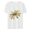 thumbnail image 3 of Blouses pour Femmes, Mode Féminine Chemises Imprimées pour Femmes Manches Courtes Tee Tops Blouses, 3 of 3