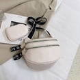 thumbnail image 4 of Bolsa de pecho con múltiples bolsillos bandolera de cuero de PU informal con mini monedero para fiesta Ndcxsfigh Para Estrenar, 4 of 9