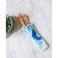 Waves of Change Reusable Bamboo Utensil Set and Pouch of Recycled