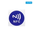 thumbnail image 3 of Uxcell 25mm/1" Dia NFC Stickers NTAG215 504 Bytes Blank Round NFC Tags Blue 10 Pack, 3 of 6