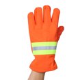 thumbnail image 4 of Guantes,Guantes Ignífugos Antideslizante Ácido Antiestático Naranja Tomshoo  DA-075, 4 of 7