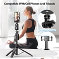 thumbnail image 4 of Soporte para teléfono con seguimiento automático, trípode con seguimiento facial automático, palo selfie inteligente portátil todo en uno, rotación 360, seguimiento rápido de rostros y objetos, soport, 4 of 5