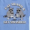 thumbnail image 2 of Instant Message - Eat Trash Get Smashed - Men's Short Sleeve Graphic T-Shirt, 2 of 6