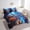 Golden Orange Skyblue, variant on Erosebridal Sea Jellyfish Bedding Sets Twin Size,Marine Wildlife Comforter Sets with Sheets,Underwater World Decor,Reversible,Breathable,7-Piece