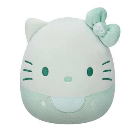 8 inch Squishmallow HK Monochrome 50th Anniversay Teal Ultra Soft Toy