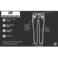 thumbnail image 4 of X RAY Men's BCI Organic Cotton Denim Jeans, Slim Look Leg Fashion Stretch Denim Pants, Sustainable - Dark Blue, 36W x 32L, 4 of 5