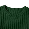 thumbnail image 5 of LUVDA Women's Ribbed Knit Sweater Long Sleeve Crew Neck Pullover Casual Fall Top, 5 of 6