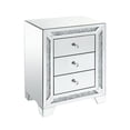 thumbnail image 4 of ACME Noralie 3-Drawer Accent Table in Mirrored and Faux Diamonds, 4 of 4