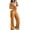 Gold, variant on EazyTech Women's Casual 2 Piece Outfit Long Sleeve Button Down Cardigan and Loose Wide Leg Cargo Pants Set With Pockets Tracksuit