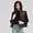 #JIE Purple, variant on Womens Puffer Vest Winter Sleeveless Warm Bubble Quilted Hoodie Cropped Puffy Vests