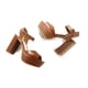 thumbnail image 3 of Sandalia Tacon de plataforma alto Mujer Flexi Piel 103703 Cafe Flexi Piel, 3 of 4