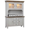 thumbnail image 5 of Sunset Trading Country Grove 8-Piece 96" Oval Extendable Wood Dining Set in Gray, 5 of 10