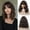 Dark Brown, variant on Stylish 14-inch dark brown bob wig with bangs - soft synthetic curls, suitable for music festivals, parties, and everyday wear, a fashionable women's accessory.