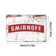 thumbnail image 5 of Letrero Chapa Metal Smirnoff Barra Pintura Hierro Rectangular Artística 40x30cm, 5 of 9