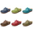 thumbnail image 3 of Slip Confortable sur des Sandales Compensées de Couleur Unie, 3 of 6