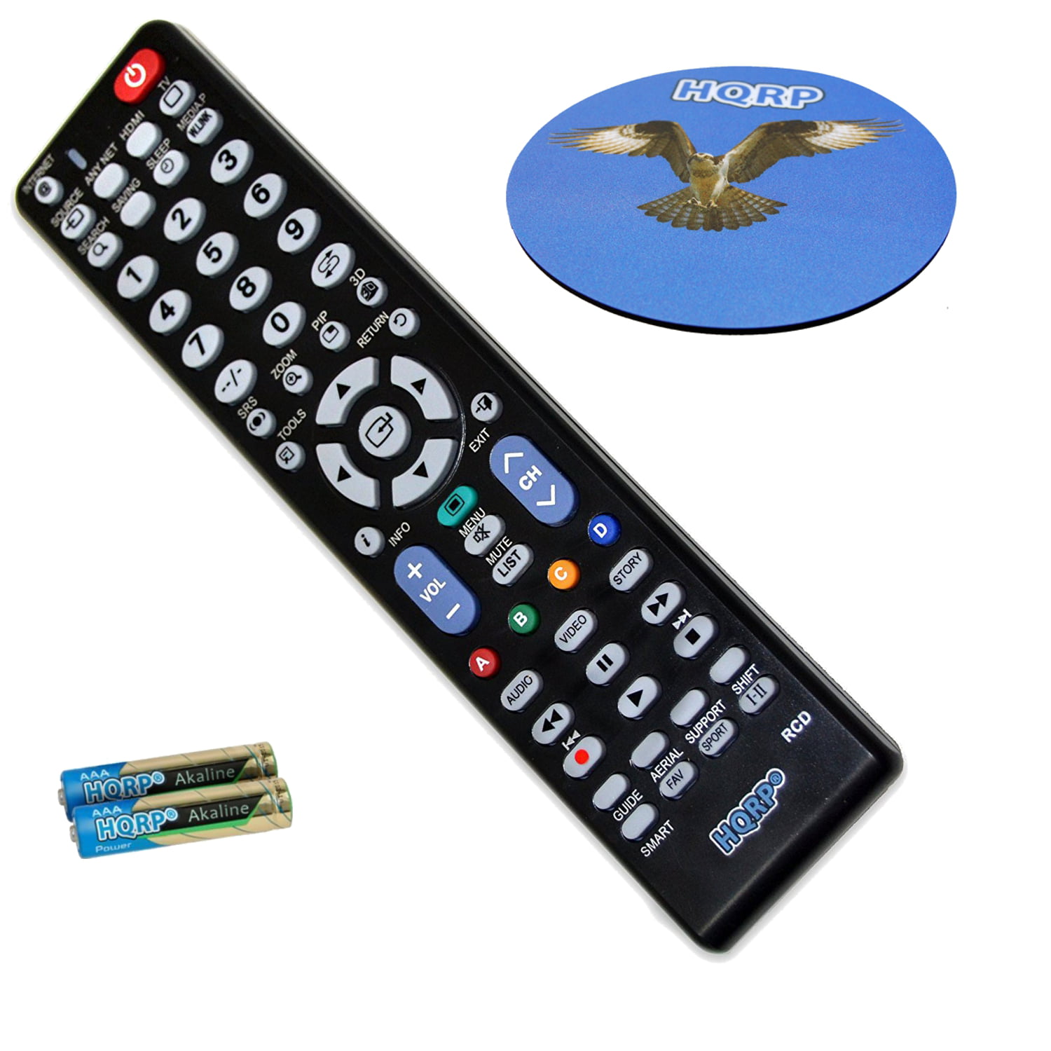 Remote Control for Samsung TV HPT4254 HPT4264 HPT5034 HPT5044 Replacement 