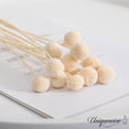 thumbnail image 6 of Uniquewise 20-Pcs Natural Dried Billy Ball Flowers Craspedia Bouquet for Home Party & Wedding Décor Real Buttons for Tall Vases Floral Arrangements DIY Crafts Centerpieces & Wreath Accents, Off White, 6 of 8