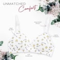 thumbnail image 6 of Alyce Ives Intimates Lightly Padded Bras for Girls, Teens and Petite Women, Solids and Prints, 36A, 6 Pack, 6 of 7