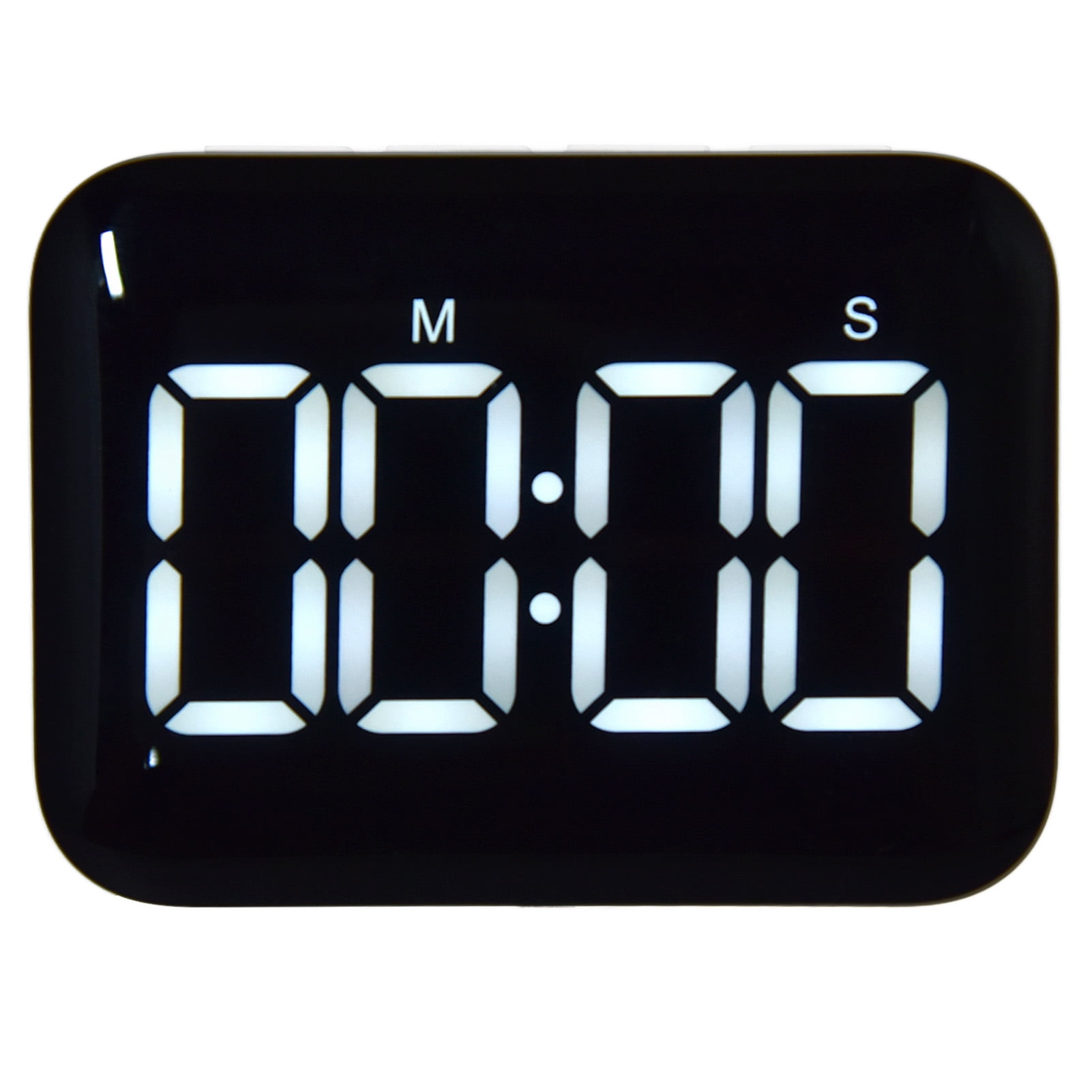 Digital Timer Clock, Ultra Clear 4inch Screen 2 Brightness Big Buttons