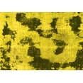 thumbnail image 1 of Ahgly Company Indoor Rectangle Abstract Yellow Modern Area Rugs, 2' x 3', 1 of 4