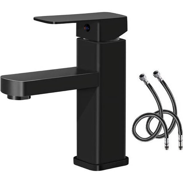 Grifo de baño disponible con agua fría y caliente Grifo de fregadero con acabado de cobre duradero negro El grifo de lavado a mano es extraíble para facilitar la limpieza o el reemplazo.