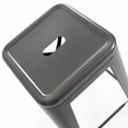 thumbnail image 3 of Set De 2 Bancos Alpes Metal Gris Cocina Comedor Moderno, 3 of 5