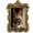 S002-Gold, variant on Vintage Gold 4x6 Picture Frame for Portrait Wedding Snapshot,2 Pack | Durable Resin Material,Tabletop & Wall Display,Real Glass,Rose Floral Design,Antique Brass Finish,Wedding Arrangement Decor