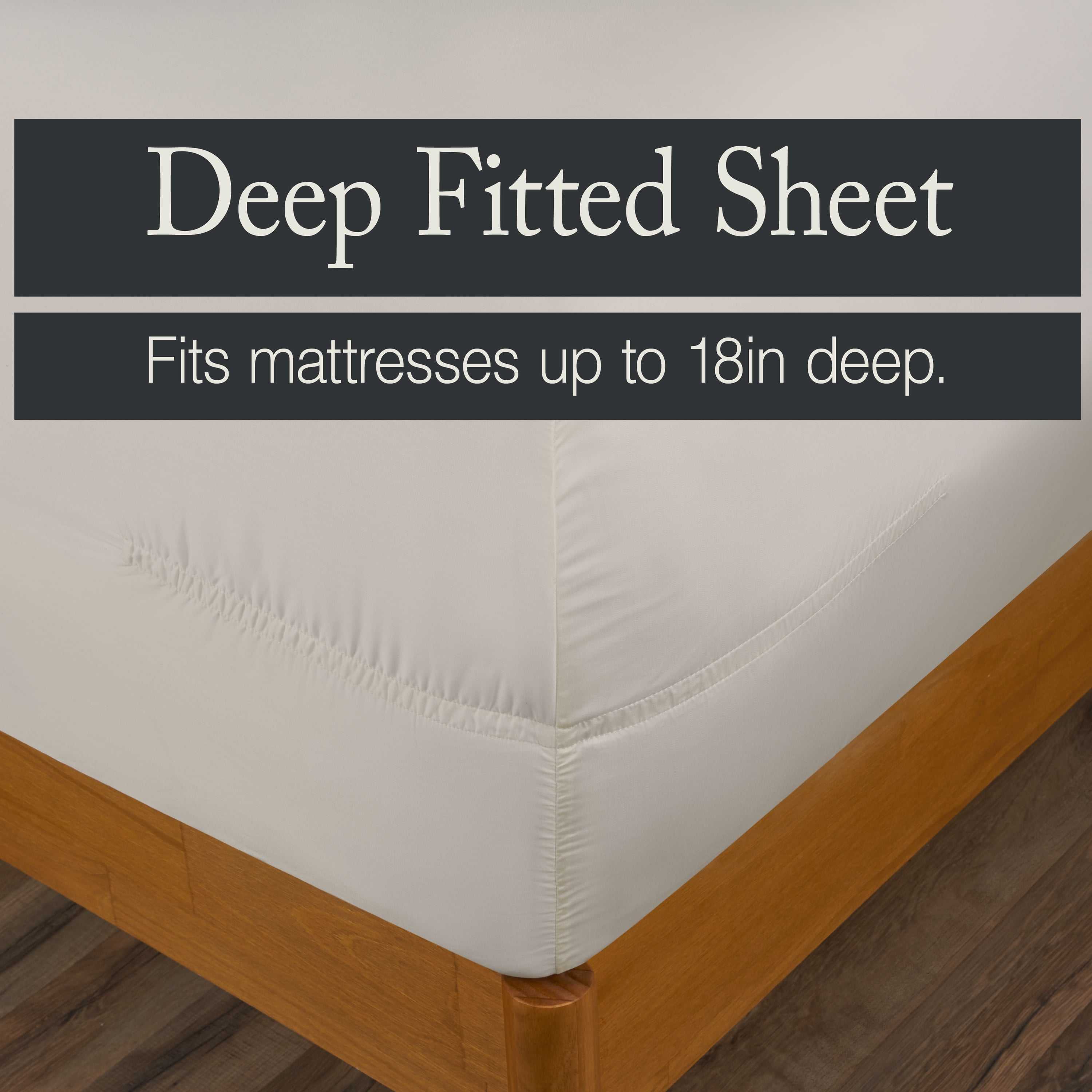 Allswell 4-Piece Soft & Silky Luxury 100% TENCEL™ Sheets Set, Cream Glaze, King