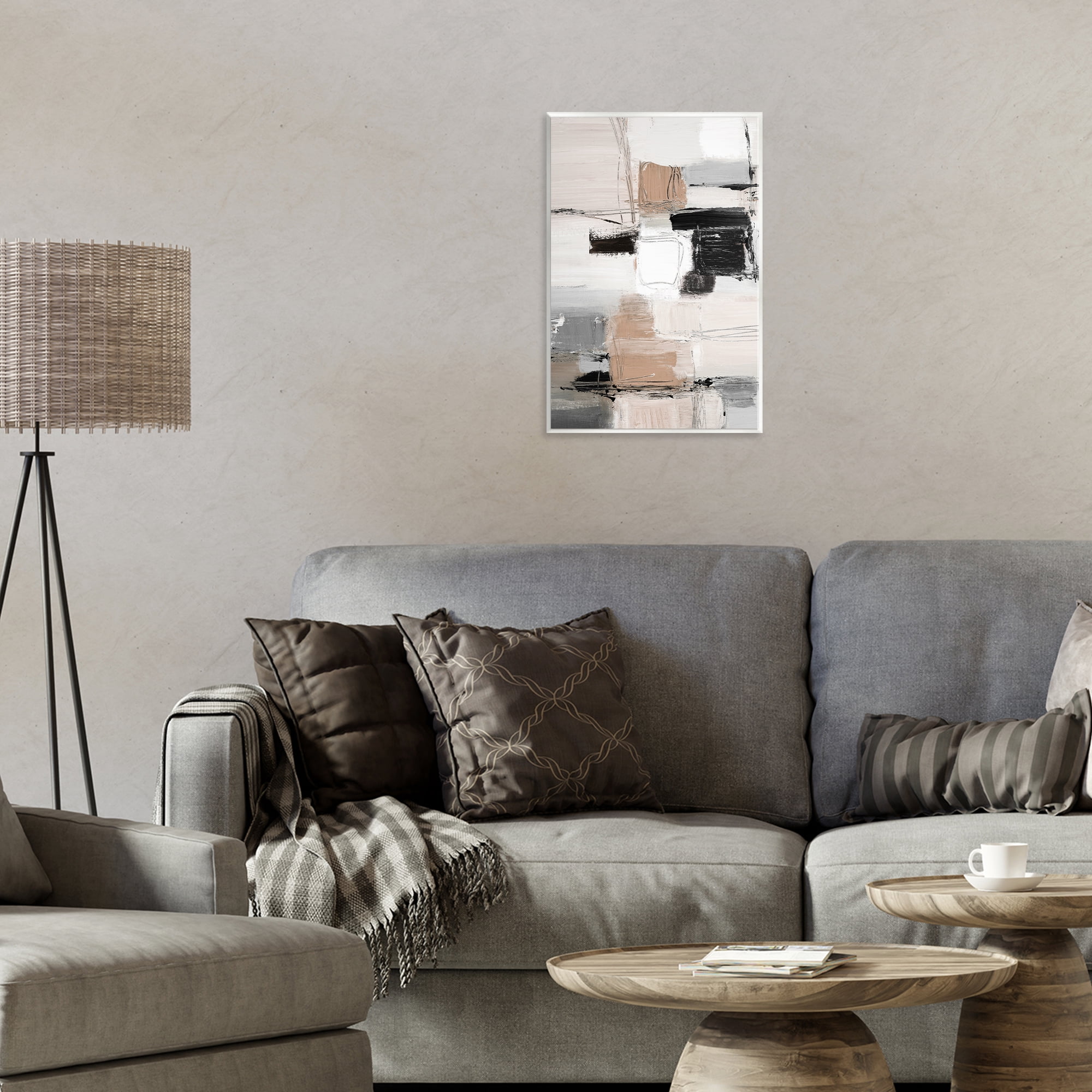 Stupell Industries Contemporary Neutral Variety Wall Plaque Art, design by Lanie Loreth
