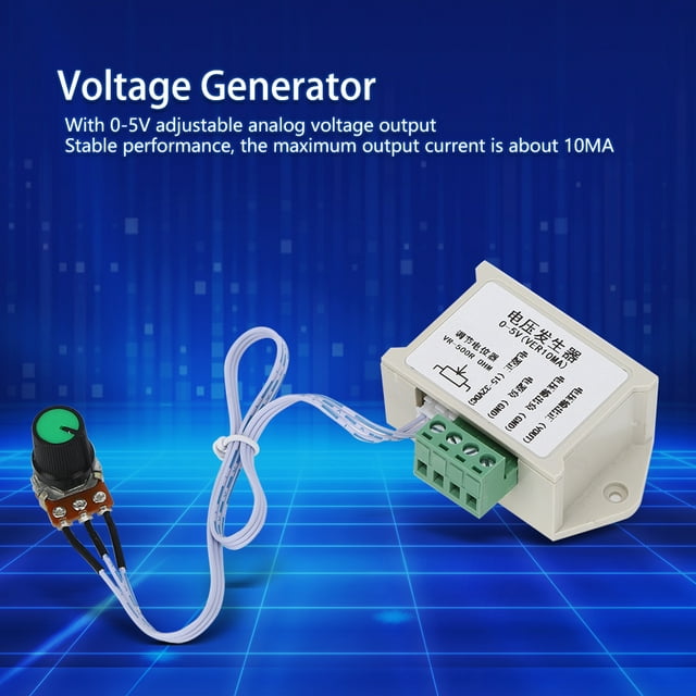 YLSHRF Voltage Regulating Generator Potentiometer Adjustable 0-5VDC For PLC Industrial Control,Adjustable Voltage Generator,Voltage Regulator