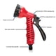 thumbnail image 2 of Pistola de riego ajustable, boquilla para manguera de jardín, rociador para lavado de coches y césped (rojo), 2 of 7