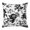 Black, Slate, White, variant on Throw Pillow Covers, Navy Flowers Decorative Throw Pillow Covers 20x20 Inch, Country Plants Pastoral Botanical Vintage Square Linen Pillow Cases for Couch/Living Room/Sofa